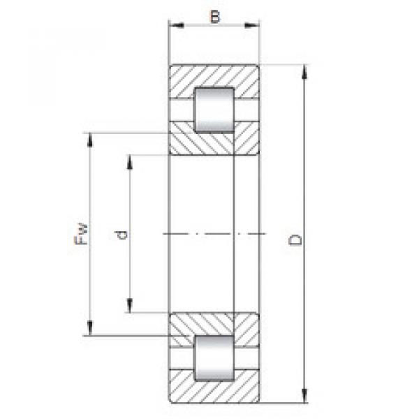 Bearing NUP2988 CX #1 image