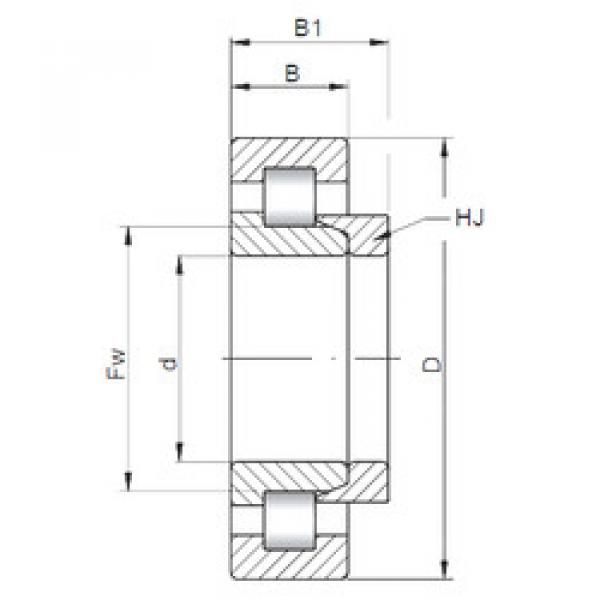 Bearing NH306 E CX #1 image