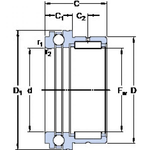 Bearing NKX 20 SKF #1 image