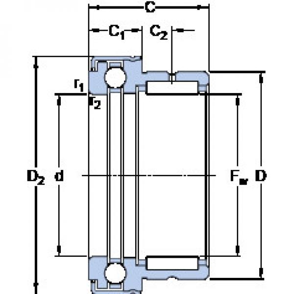 Bearing NKX 30 Z SKF #1 image