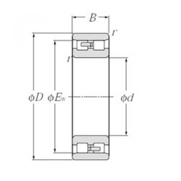 Bearing NN3080 NTN #1 image