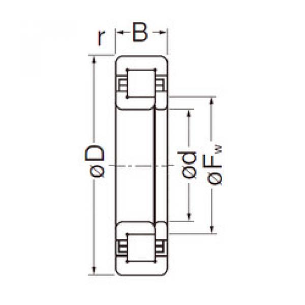 Bearing NUP306EG NACHI #1 image