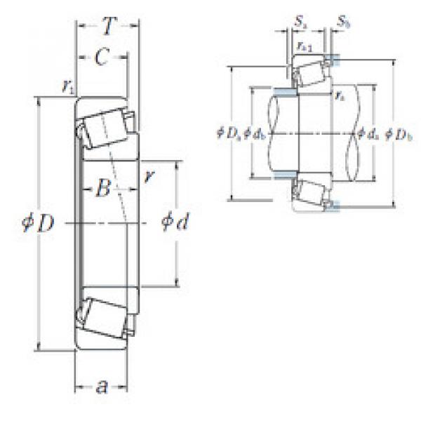 Bearing R1050-1 NSK #1 image