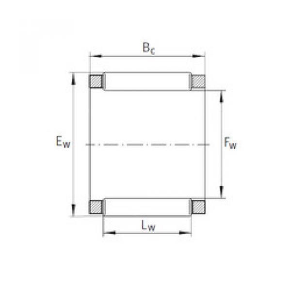 Bearing KBK 14x18x17 INA #1 image