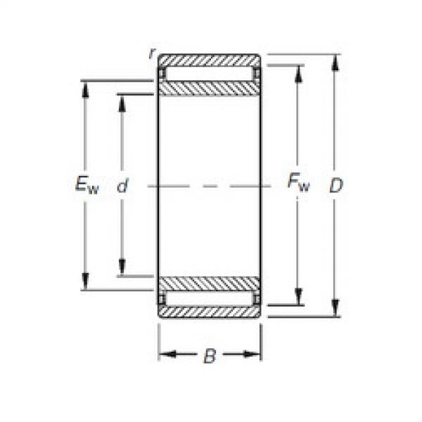 Bearing NAO40X55X17 Timken #1 image