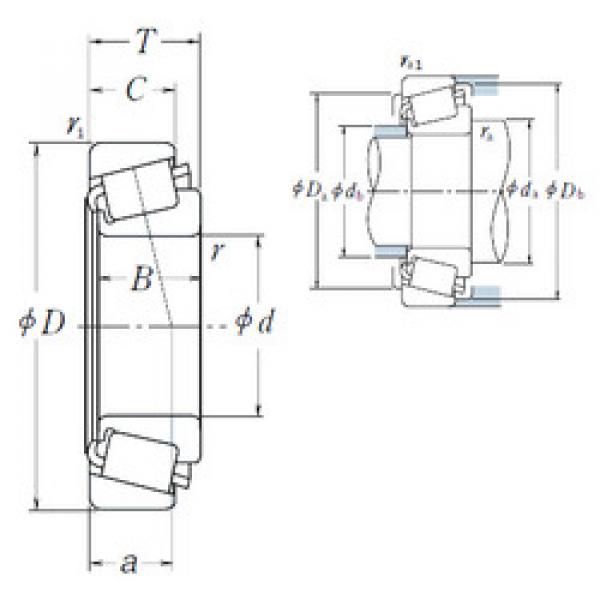 Bearing 17580/17520 NSK #1 image