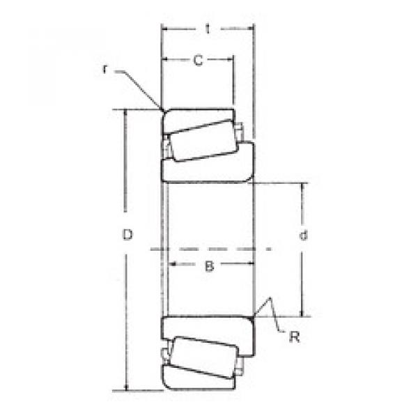 Bearing 07087/07196 FBJ #1 image