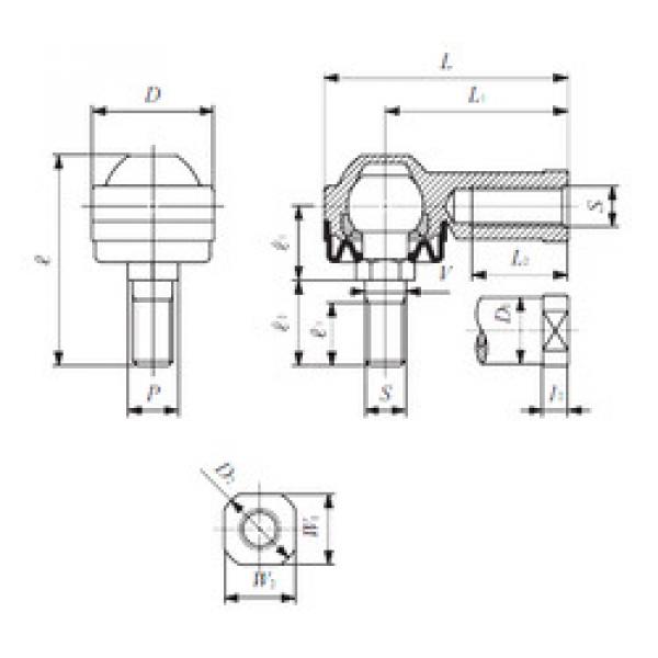 Bearing LHSA 10M IKO #1 image