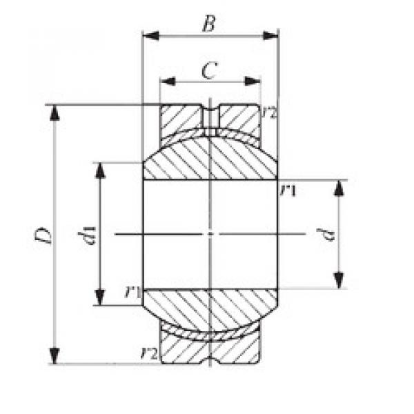 Bearing PB 16 IKO #1 image