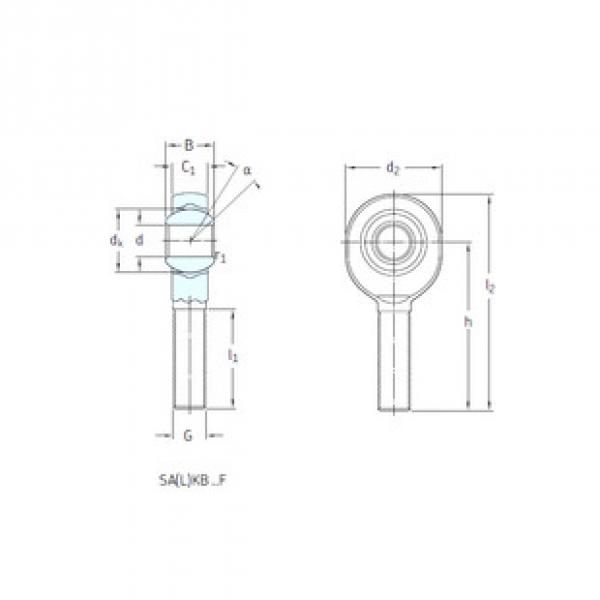 Bearing SAKB8F SKF #1 image