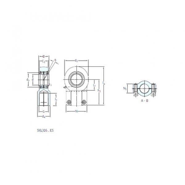 Bearing SIQG 100 ES SKF #1 image